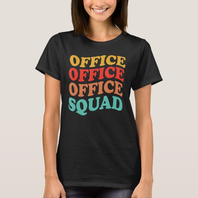 T-shirt Équipe du secrétaire d'école (Devant)