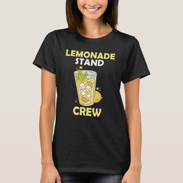 T-shirt Équipe du stand de limonade (Devant)