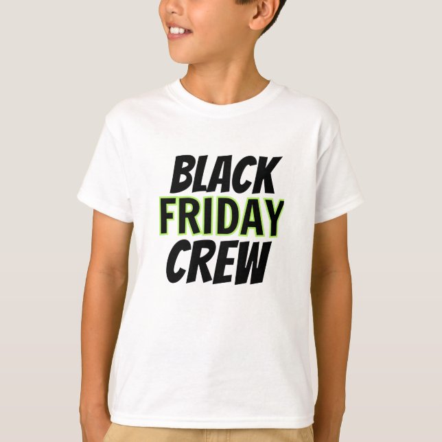 T-shirt Équipe du vendredi noir (Devant)