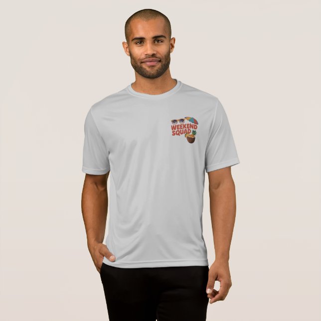 T-shirt Équipe du week-end (Devant entier)