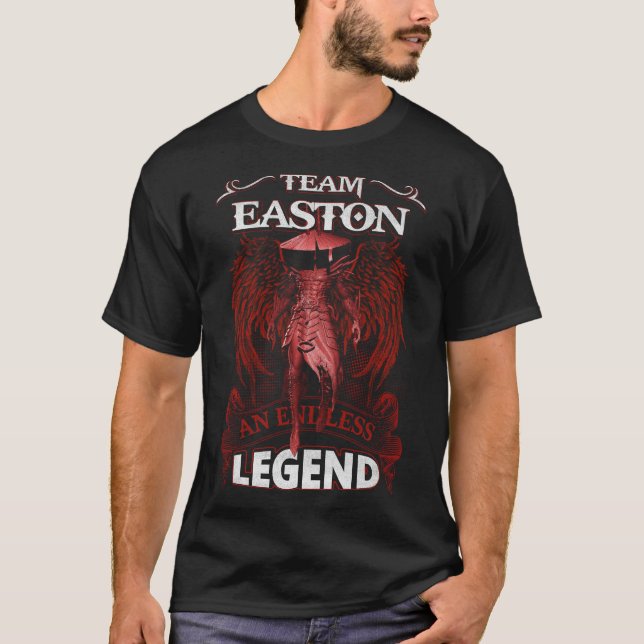 T-shirt Équipe EASTON - Une LÉGENDE sans fin (Devant)