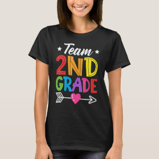 T-shirt Équipe Enseignant Élève Enfant de 2e année Rentrée