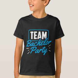 T-shirt Équipe enterrement de vie de garçon mariée mari _1