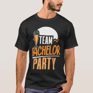 T-shirt Équipe enterrement de vie de garçon mariée marié 4