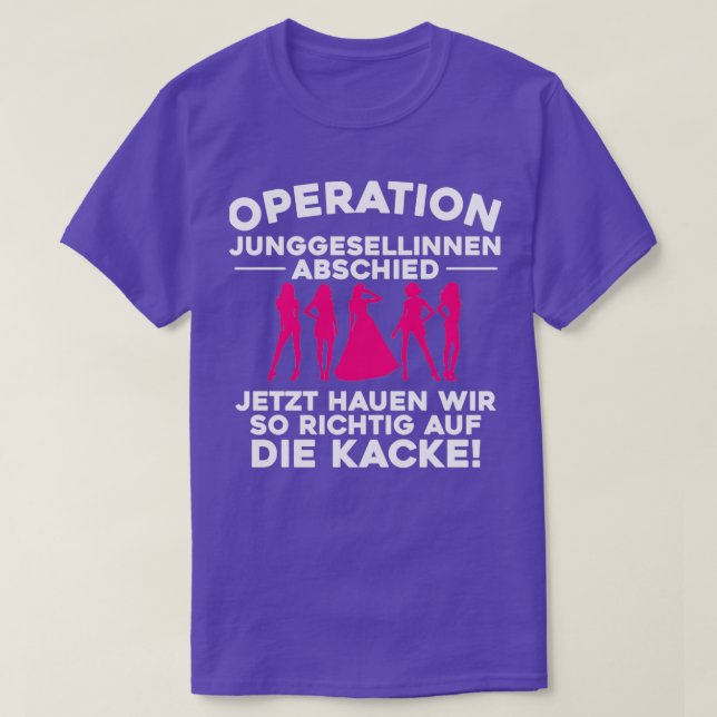 T-shirt Équipe Enterrement de Vie de Jeune Fille de la Mar (Design devant)
