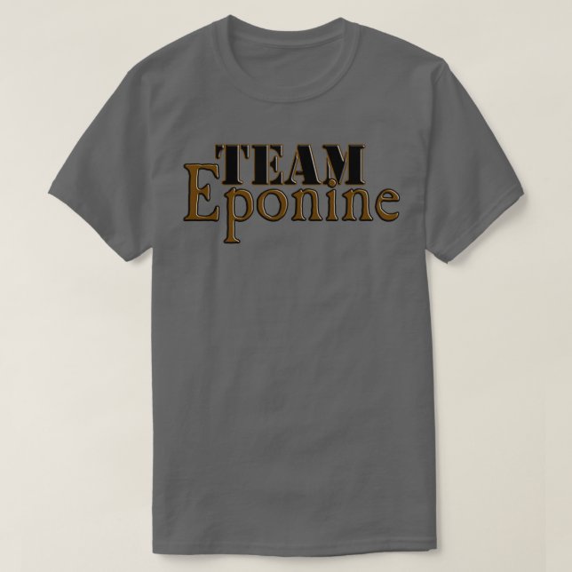 T-shirt Équipe Eponine (Design devant)