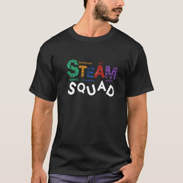 T-shirt Équipe étudiante de l'équipe enseignante à la vape (Devant)