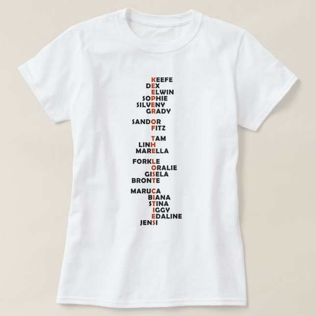 T-shirt Équipe Fan Foxfire de KOTLC Foster Keefe (Design devant)