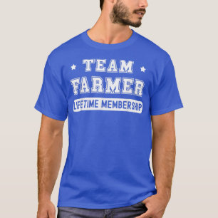 T-shirt Équipe Farmer à vie Adhésion drôle Famille Dernièr