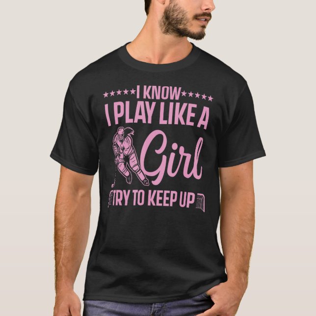 T-shirt Équipe féminine de hockey (Devant)