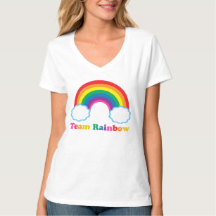 T-shirt Équipe féminine Rainbow Cute LGBTQ