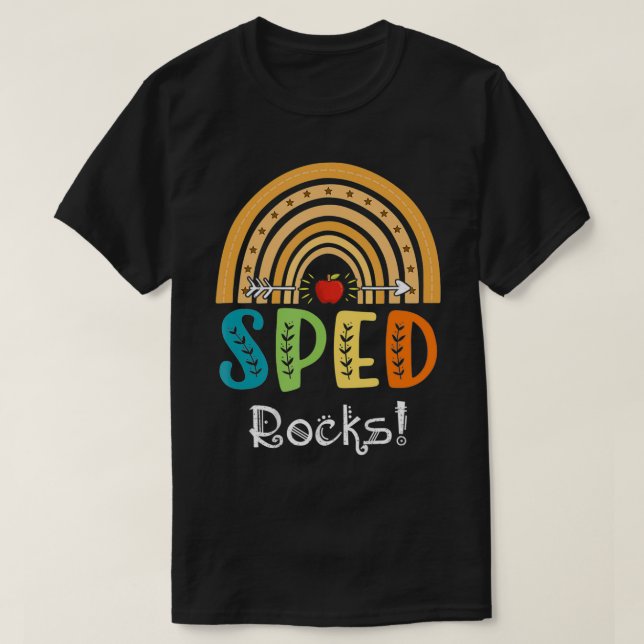 T-shirt Équipe féminine SPED Équipe Enseignant Spécial (Design devant)