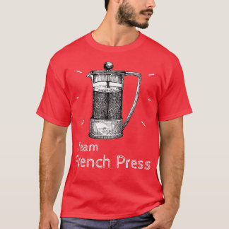 T-shirt Équipe France Presse Café Pot amp Coffee Brew 2