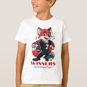 T-shirt Équipe gagnante American Football Fox White