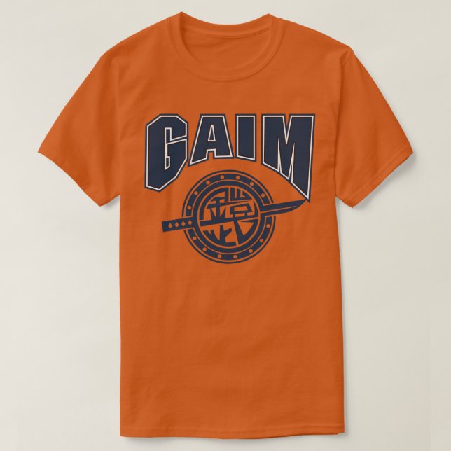 T-shirt Équipe Gaim Kamen Rider (Design devant)
