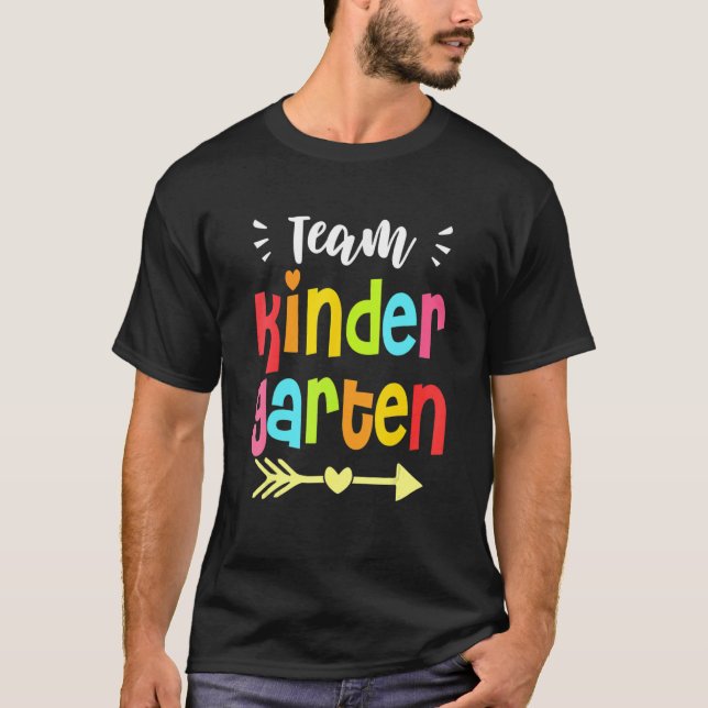 T-shirt Équipe Gardergarten Squacher Retour À L'École (Devant)