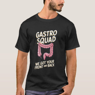 T-shirt Équipe Gastro Humour Médical Drôle Système Digesti