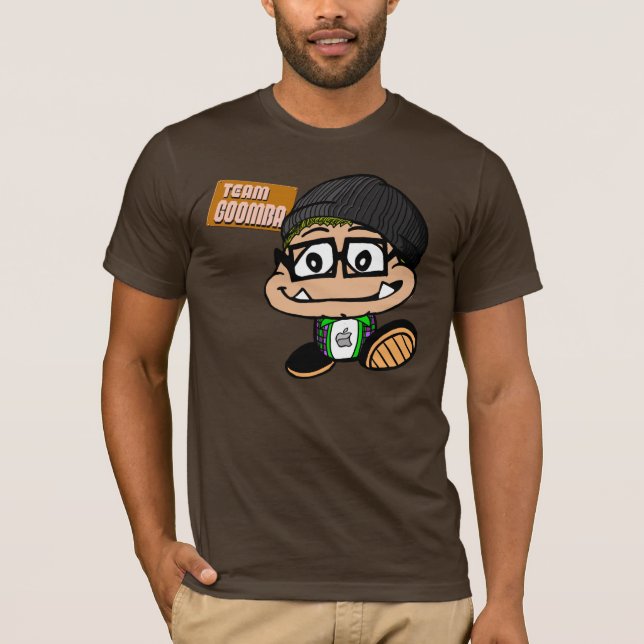 T-SHIRT ÉQUIPE GOOMBA DEREK FINAL (BEENIE) (Devant)