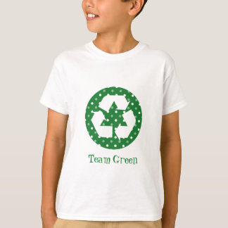 T-shirt Équipe Green Kid's Polka Dot Recycle Tee - shirts
