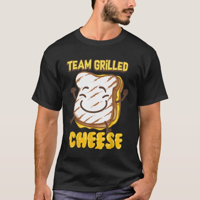 T-shirt Équipe Grilled Cheese Mignon Amour Grilled (Devant)