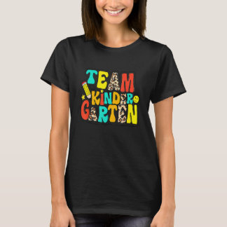 T-shirt Équipe Groovy Maternelle Léopard Rentrée Scolaire 