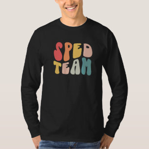 T-shirt Équipe Groovy Sped Équipe spéciale d'éducation Crè