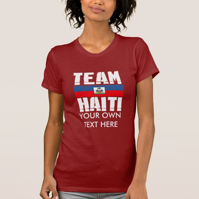 T-SHIRT ÉQUIPE HAÏTI (Devant)