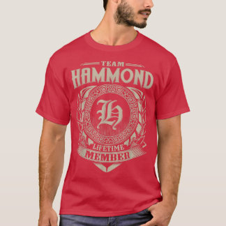 T-shirt Équipe HAMMOND Membre à vie Vintage HAMMOND Famill