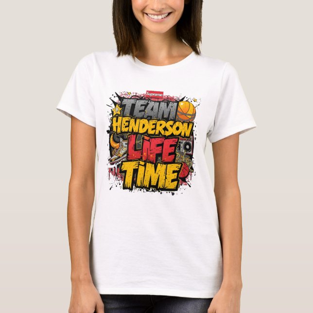 T-shirt Équipe Henderson (Devant)