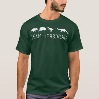 T-shirt Équipe Herbivore Cute et Dinosaur Drôle Vegan