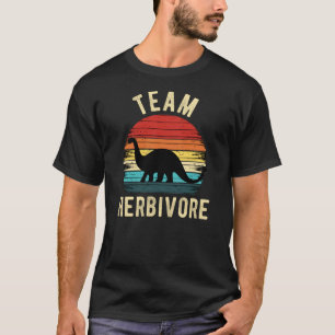 T-shirt Équipe Herbivore Retro vegan