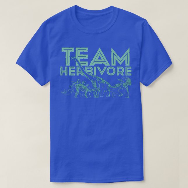 T-shirt Équipe Herbivore Vegan Végétarien (Design devant)