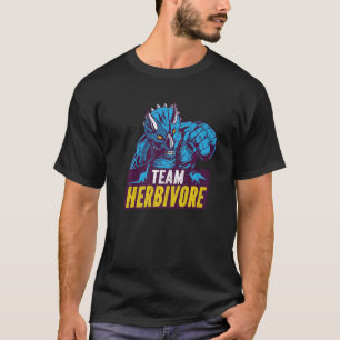 T-shirt Équipe Herbivore Végétalien Dinosaure Végétariens