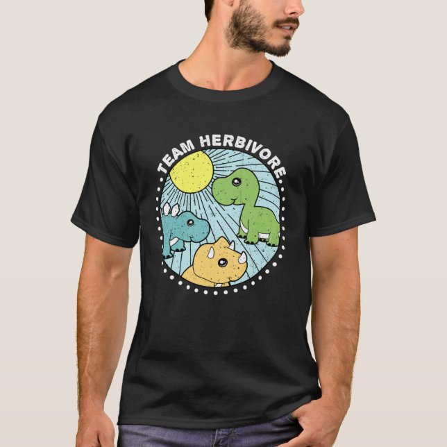 T-shirt Équipe Herbivores Végétarien Idée végétarienne M (Devant)