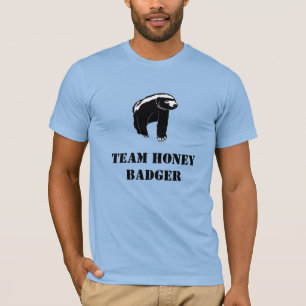 T-shirt Équipe Honey Badger Black Text Grand Design T-shi