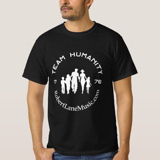 T-shirt Équipe Humanité Robert Lane - Chemise Homme (Devant)