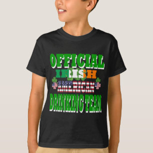 T-shirt Équipe irlandaise officielle de boisson