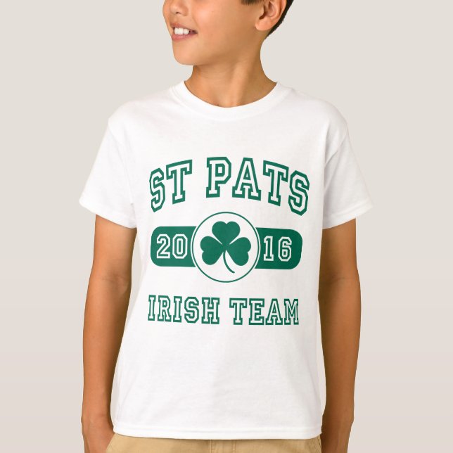 T-shirt Équipe irlandaise St Pats 2016 (Devant)