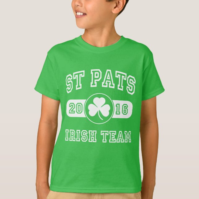 T-shirt Équipe Irlandaise St Pats 2016 (Devant)
