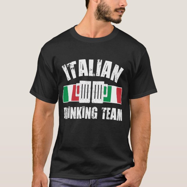 T-SHIRT ÉQUIPE ITALIENNE DE BOISSONS (Devant)
