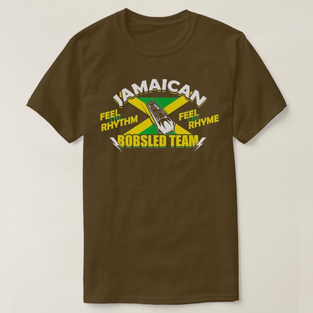 T-shirt Équipe jamaïcaine obsédée (Design devant)