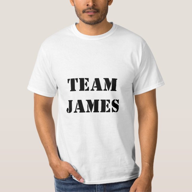 T-shirt Équipe James (Devant)