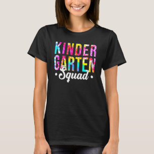 T-shirt Équipe Jardin d'enfants Équipe Tie Dye Jardin d'en