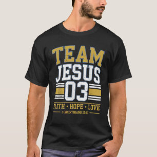T-shirt Équipe Jésus 03 Christian Bonne Jeunesse Garçon Di