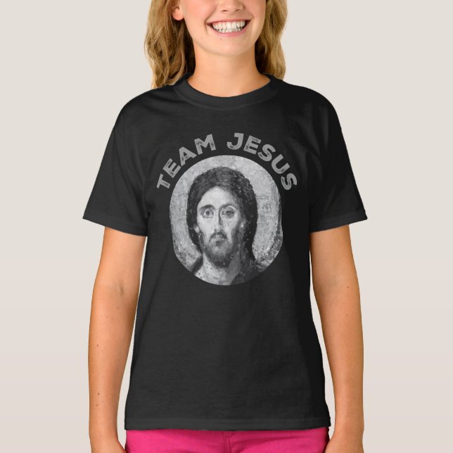 T-shirt Équipe Jésus : Christ Pantocrator (Devant)