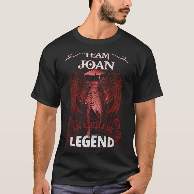 T-shirt Équipe JOAN - Une LÉGENDE sans fin (Devant)
