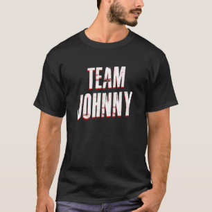T-shirt Équipe Johnny Fan Club Support Famille d'amis