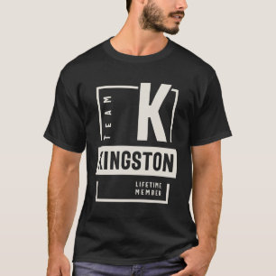 T-shirt Équipe Kingston Lifetime Membre Kingston Nom