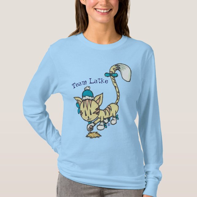 T-shirt "Équipe Latke" Hanoukka Fifi (Devant)