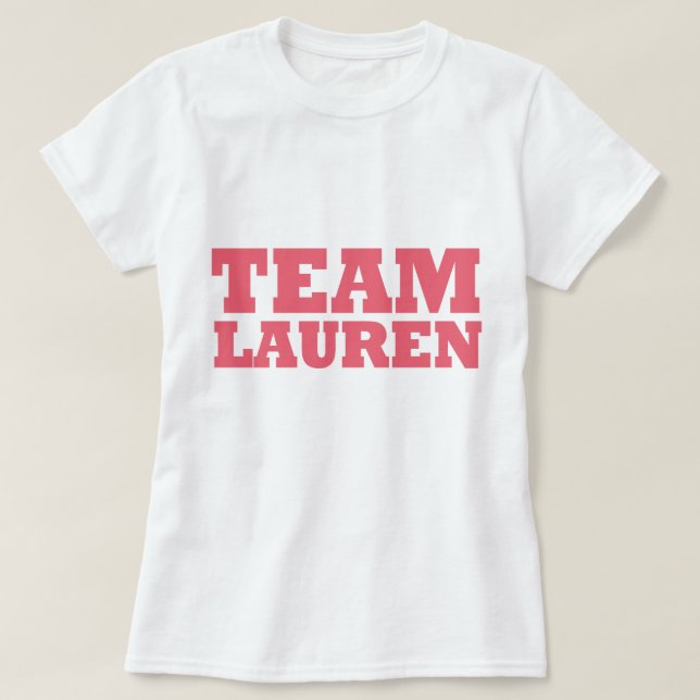 T-shirt Équipe Lauren (Design devant)
